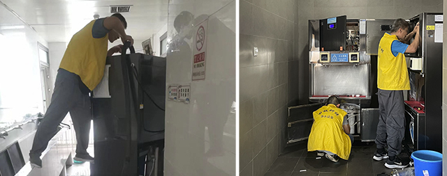 國林直飲機(jī)售后師傅戰(zhàn)高溫 斗酷暑 無懼“烤”驗(yàn)